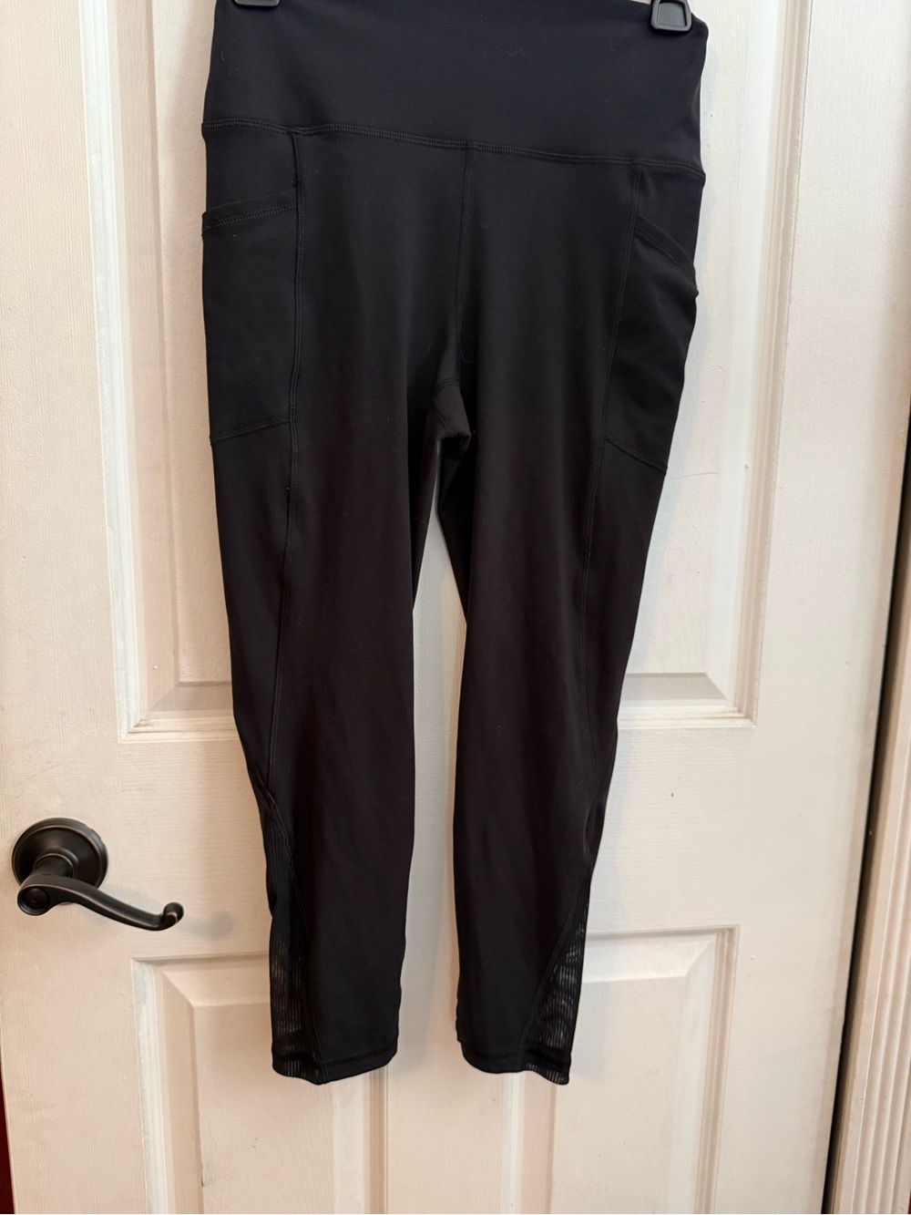 Gottex Black High-Waist Leggings with Side Pockets